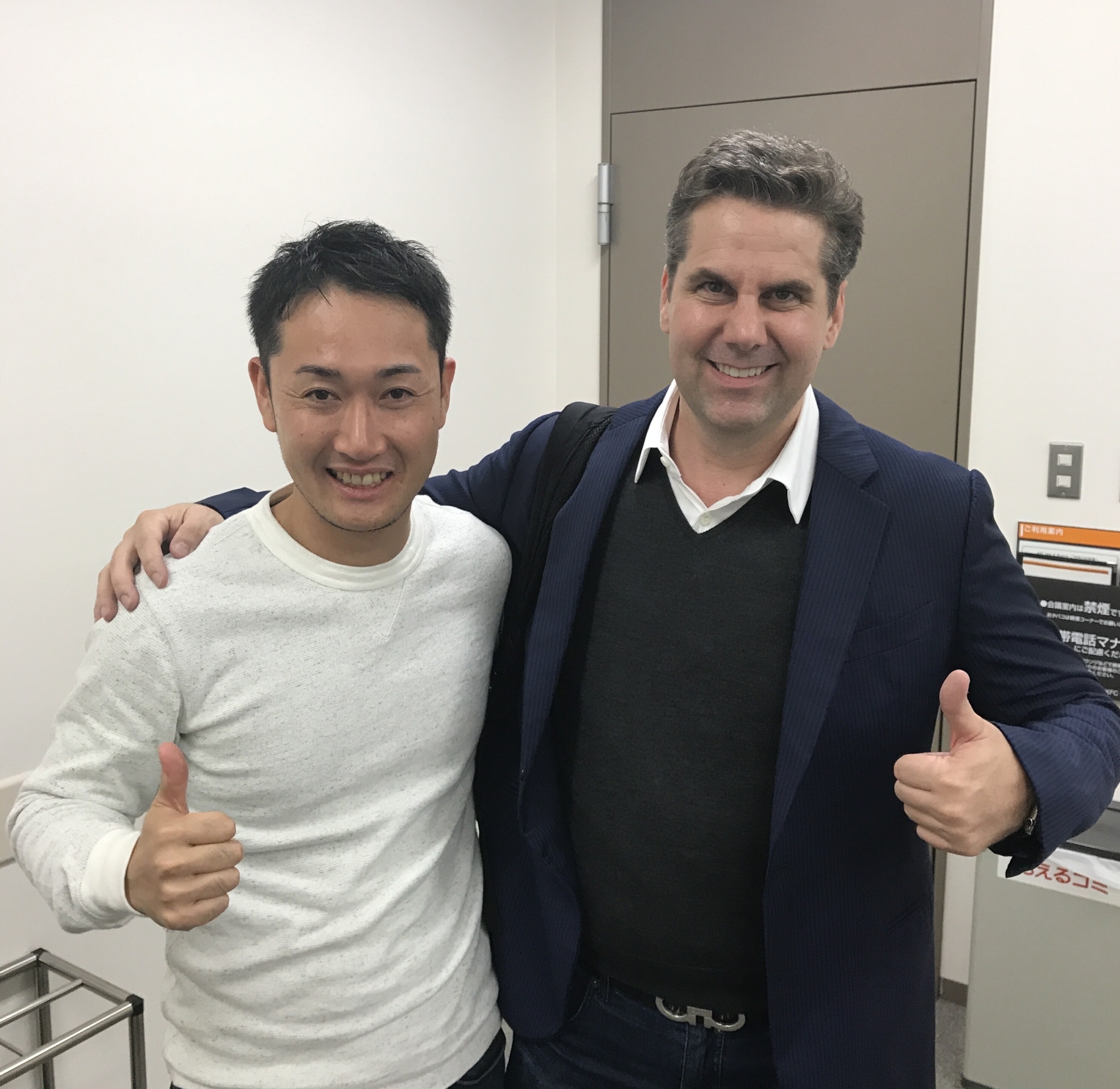 マイケル・ボルダック氏と山下浩司
